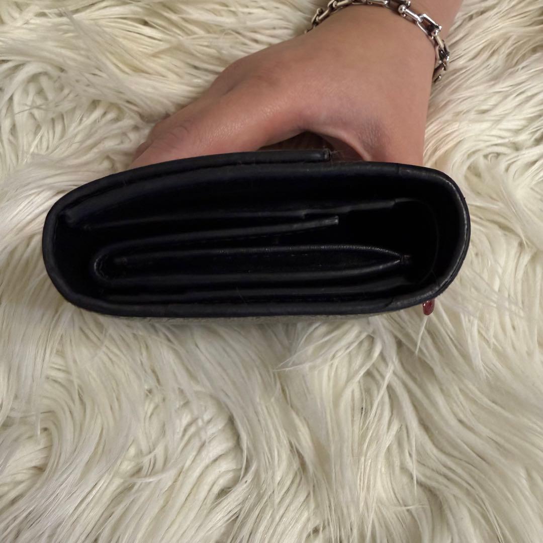 CELINE セリーヌ 三つ折り財布 スモールトリフォールド 黒 正規品 ミニ