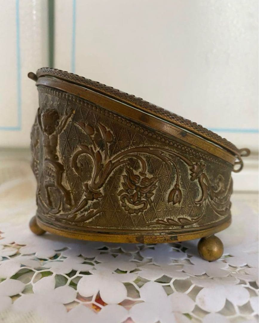 フランス1930sアンティークジュエリーケース