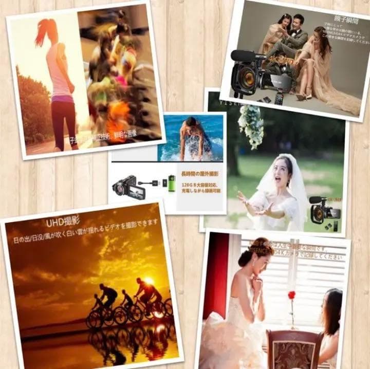 ❤プロ顔負けの高機能を多機能搭載❣最新ハイスペックモデル♪❤4Kビデオカメラ