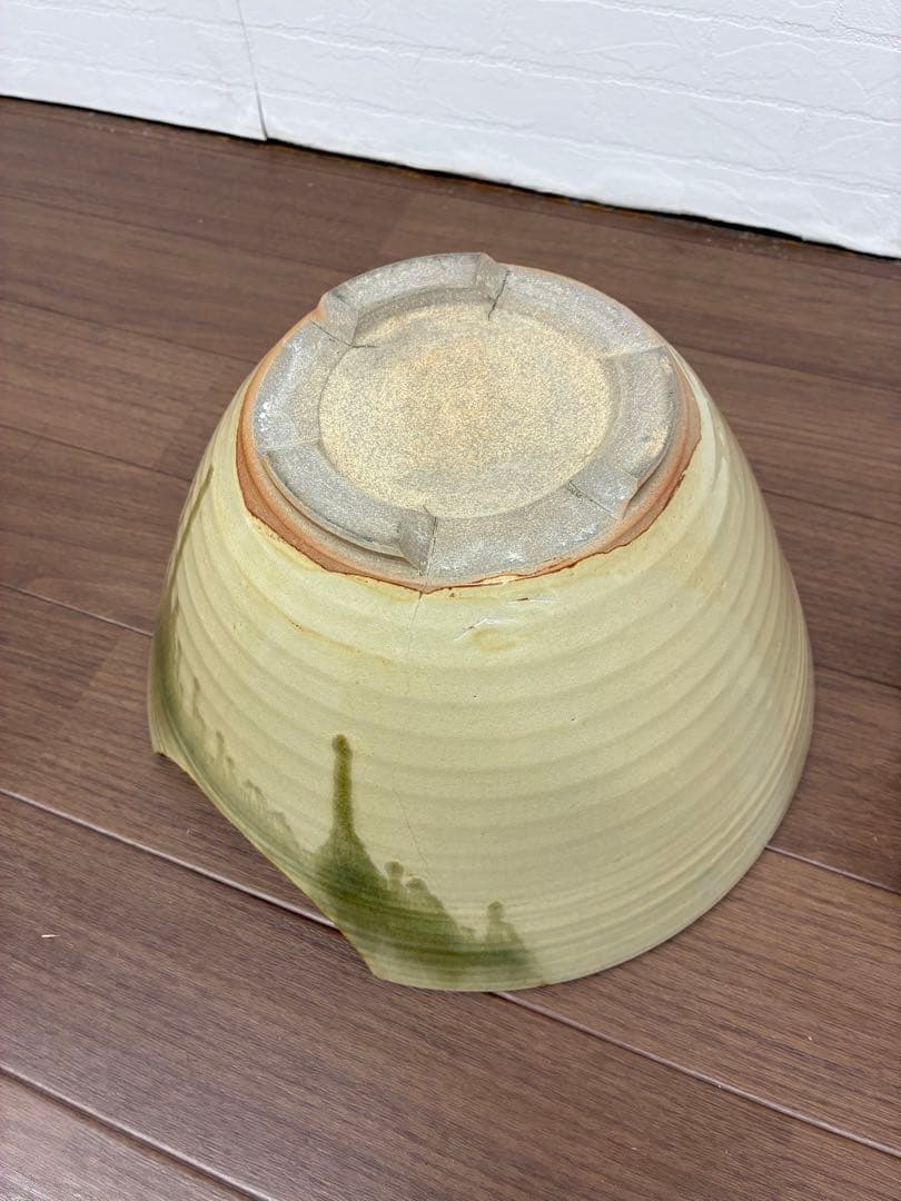 陶器 風炉 五徳付き 茶道具 紋入り