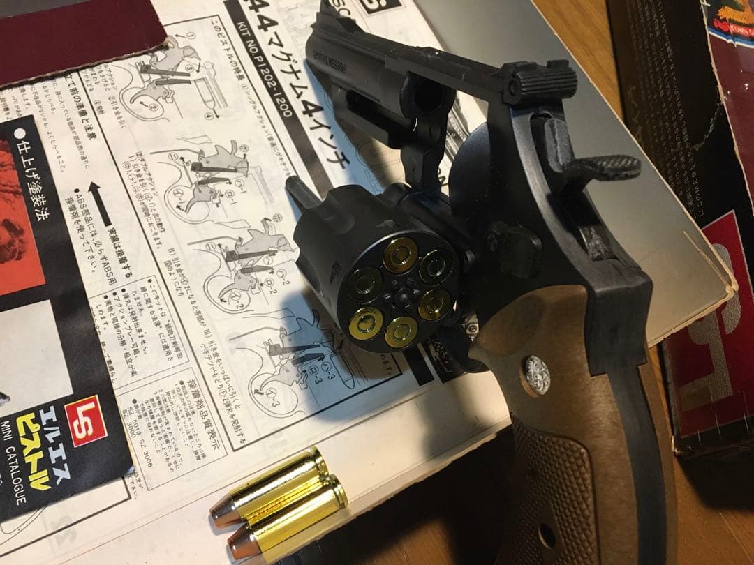 LS 44マグナム模型　組み立て済み、24時間内発送