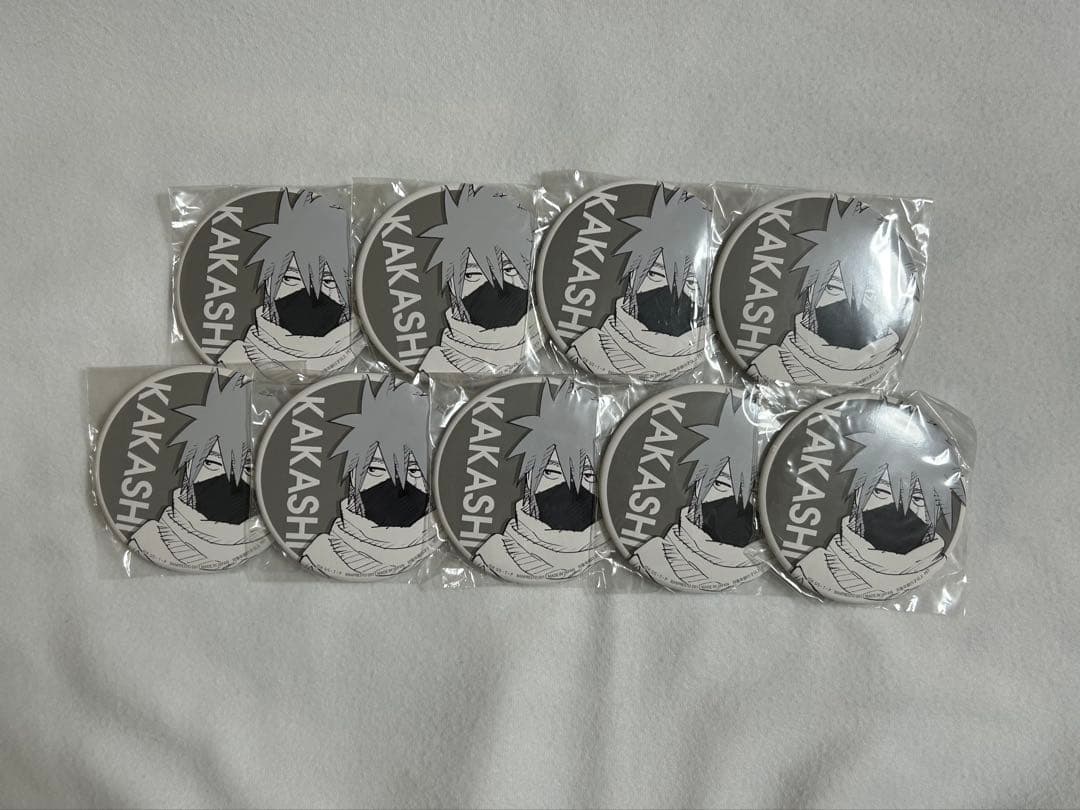 【未開封】ナルト プライズ 缶バッジ はたけカカシ