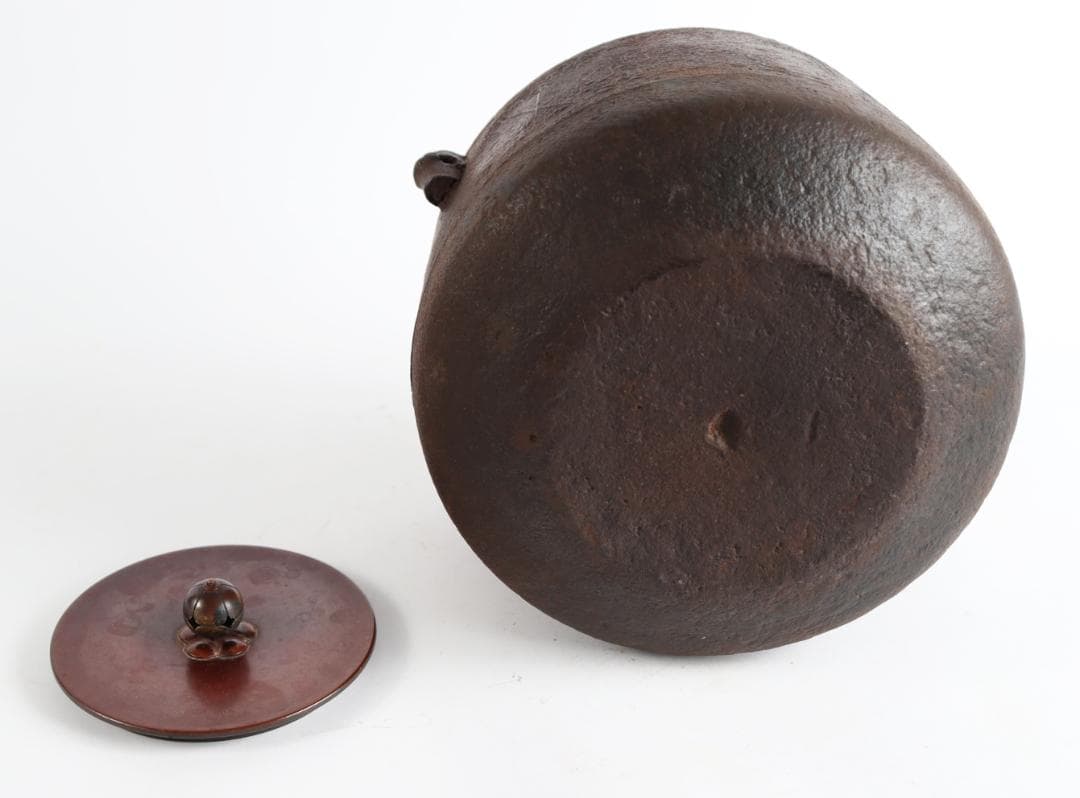 茶道具 人物風景図釜 置炉 電熱器 野々田 セット