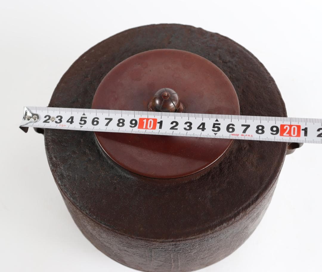 茶道具 人物風景図釜 置炉 電熱器 野々田 セット