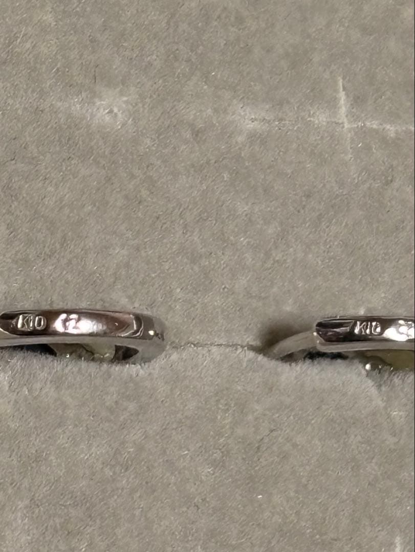 TSUTSUMI k10 サファイア ピアス 10金