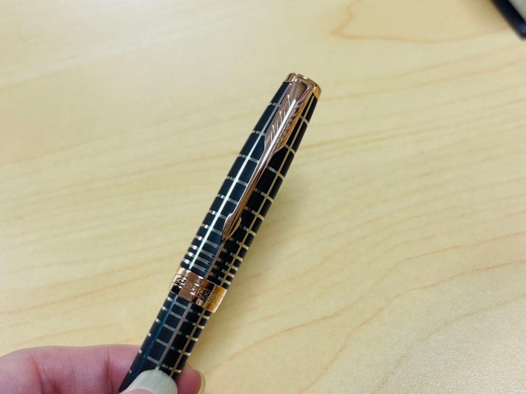 パーカー　ソネット　ブラウンPGT F 18K-750 万年筆