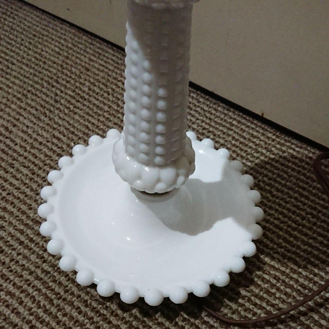 ヴィンテージ ミルクガラス ランプ