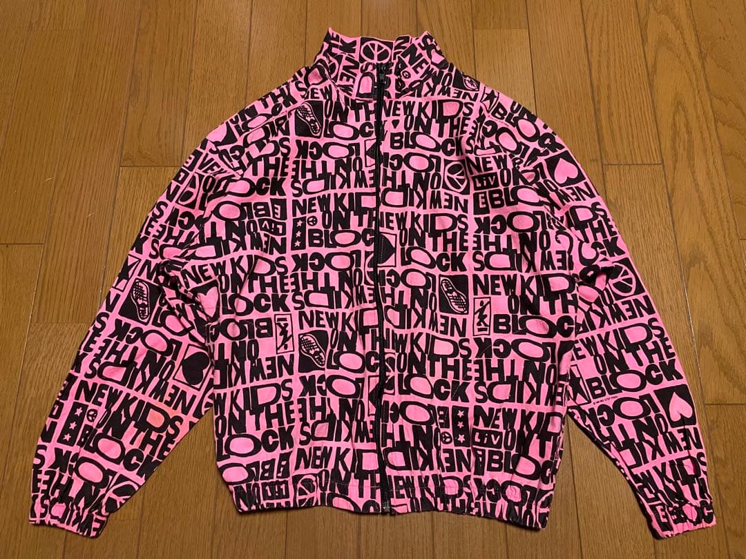 90s　ビンテージ　USA製　バンド　ロック　ミュージシャン　NKOTB　総柄