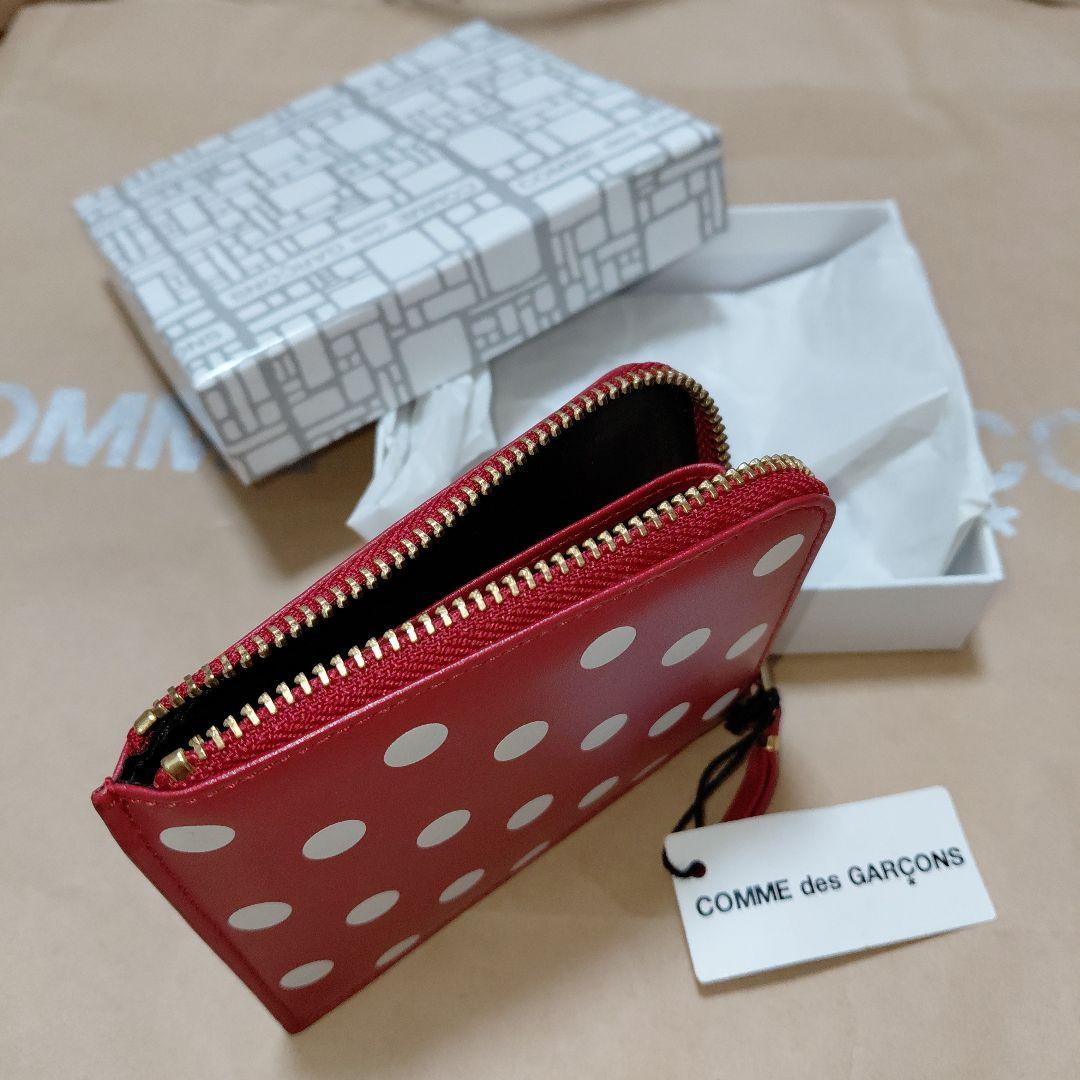 【COMME des GARÇONS】 ポルカドット ケース ウォレット
