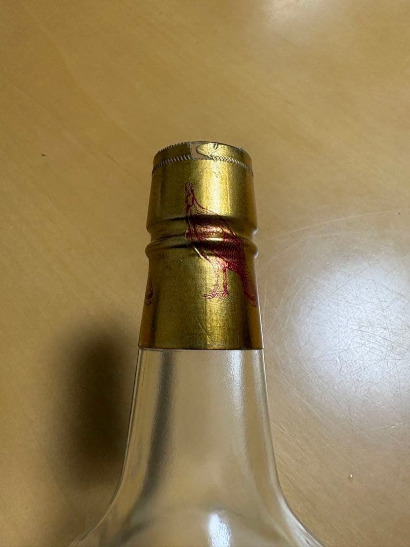 1990年代 Wild Turkey8年オールドボトル　空き瓶 前向きターキー