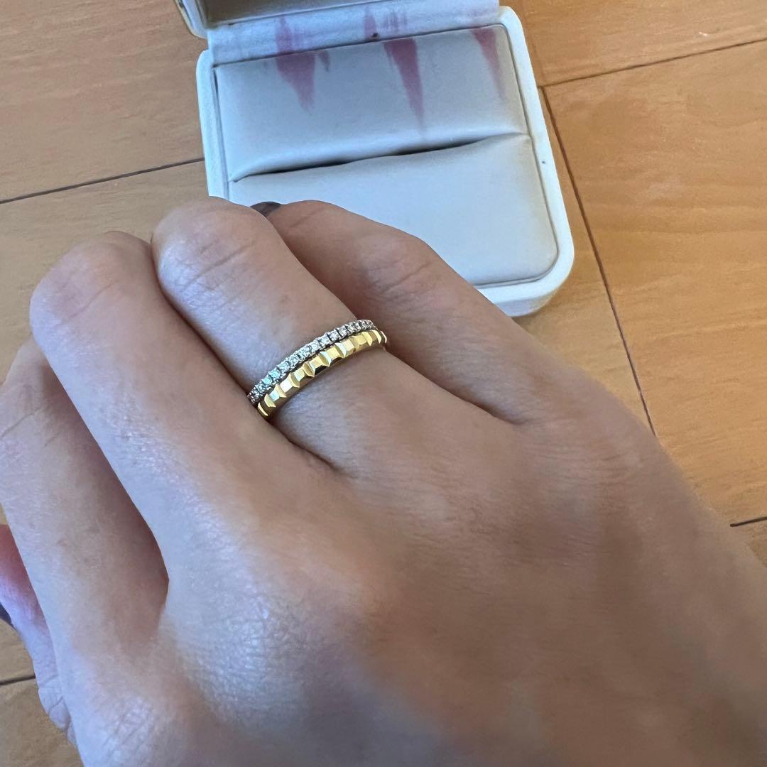 ブシュロン　キャトルリング　ダイヤモンド　指輪