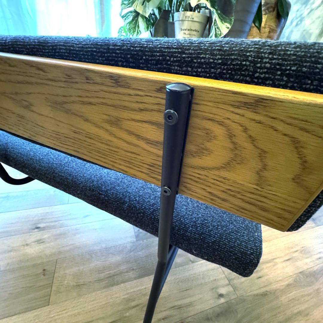 アデペシュ　サムノルド　ダイニングソファ　ベンチ　ブラック