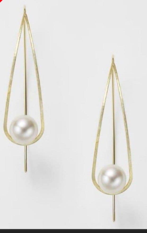 ageteパールピアス【ドラマ(逃げ恥)にて新垣結衣さん着用と同じものです】