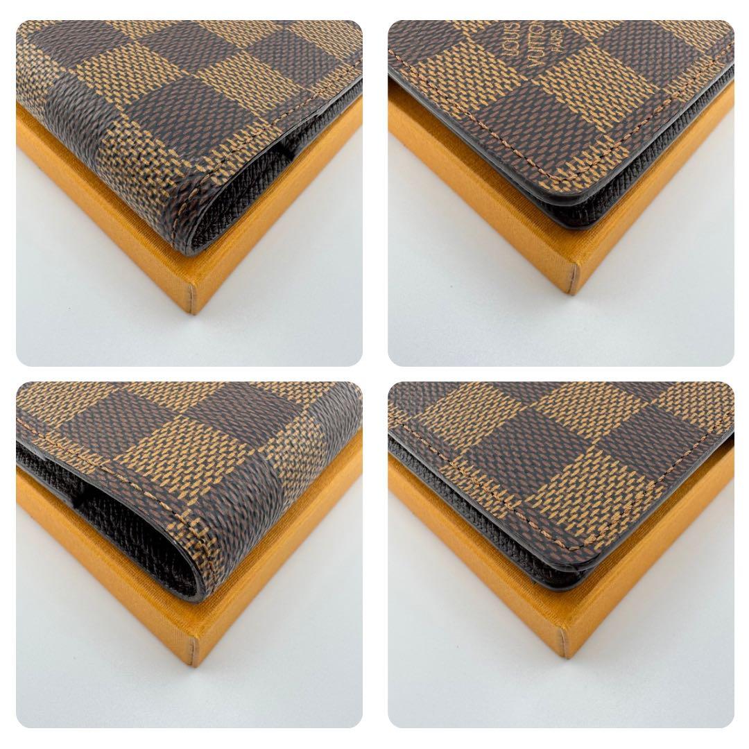 【極美品】ルイヴィトン アジェンダPM ダミエ・エベヌ 6穴式 手帳カバー