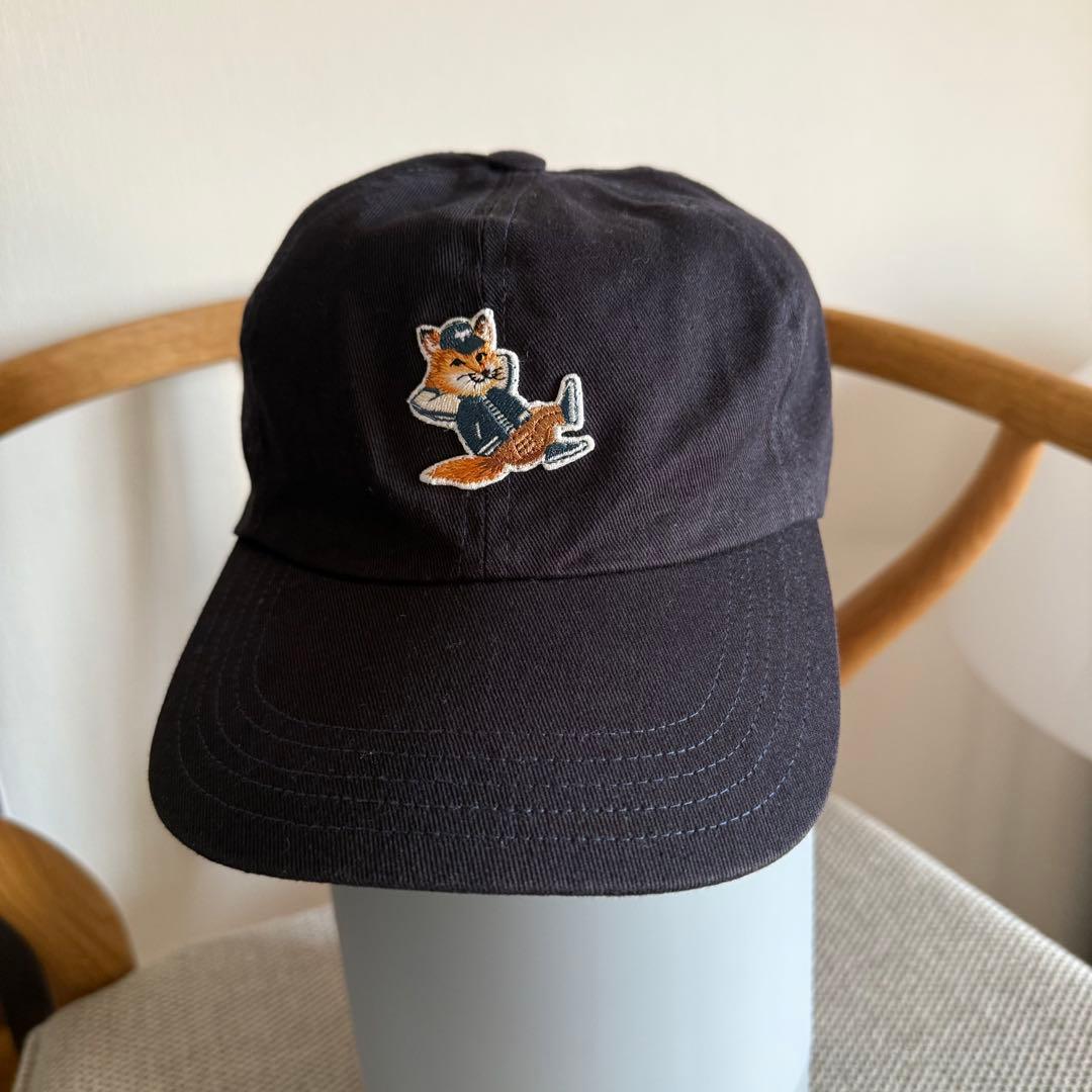 MAISON KITSUNE メゾンキツネ ドレスドフォックス キャップ 刺繍