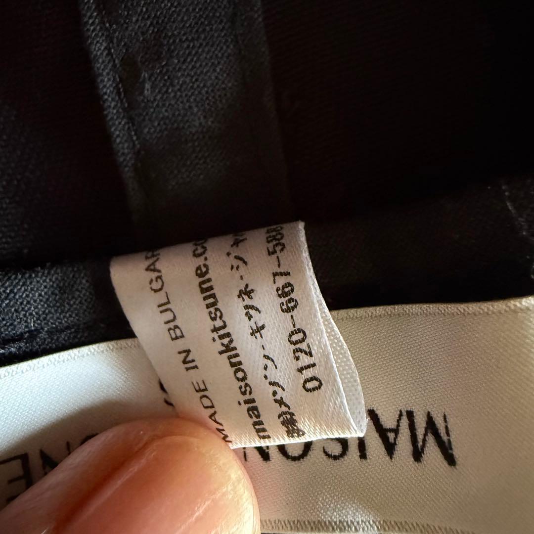 MAISON KITSUNE メゾンキツネ ドレスドフォックス キャップ 刺繍