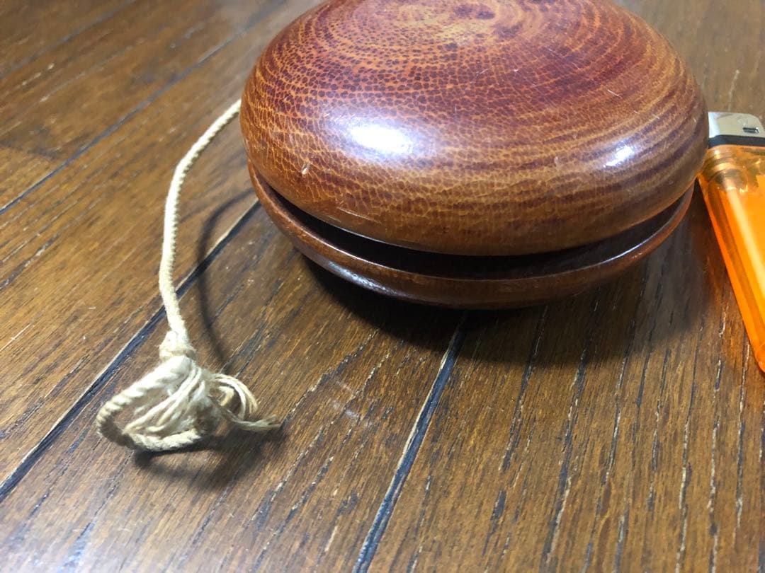 大型 木製ヨーヨー 昭和レトロ