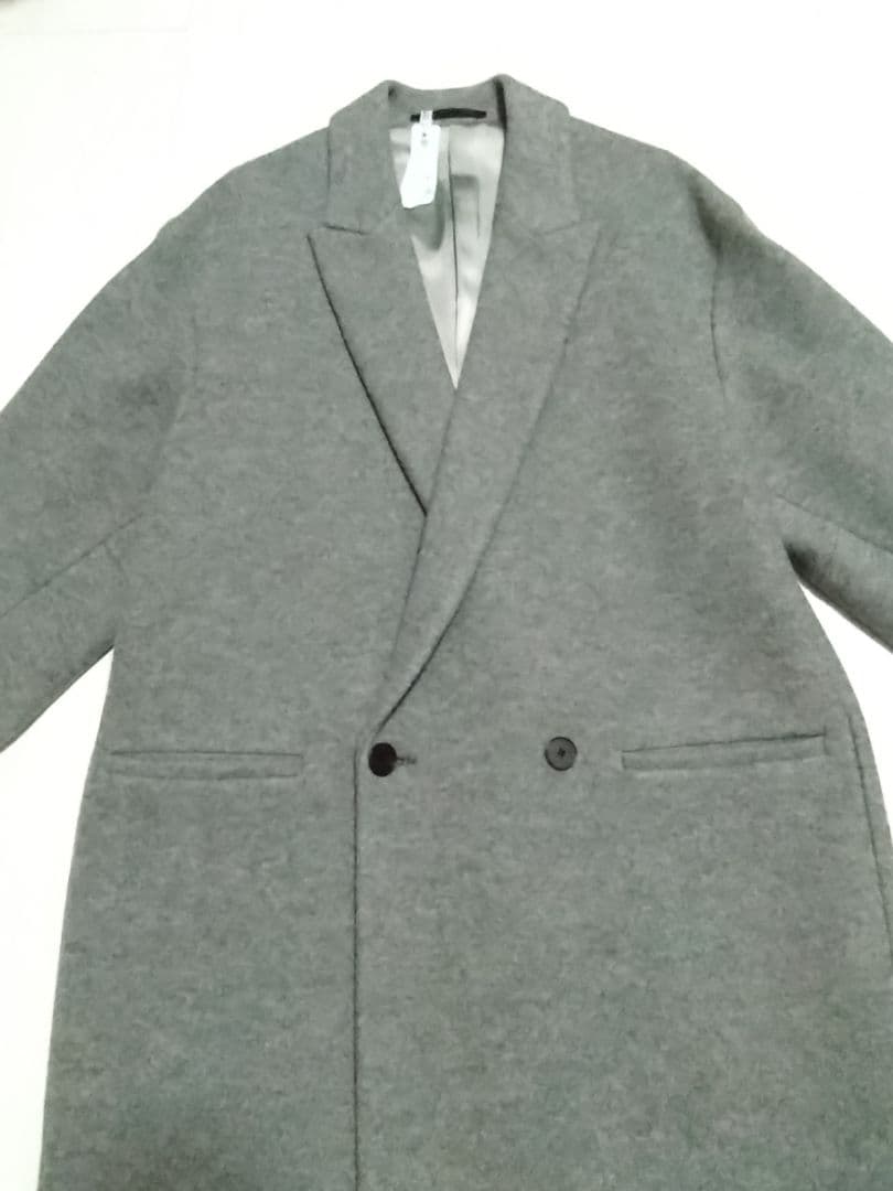 最終お値下★BEAMSビームス購入ATONエイトンチェスターコートグレー