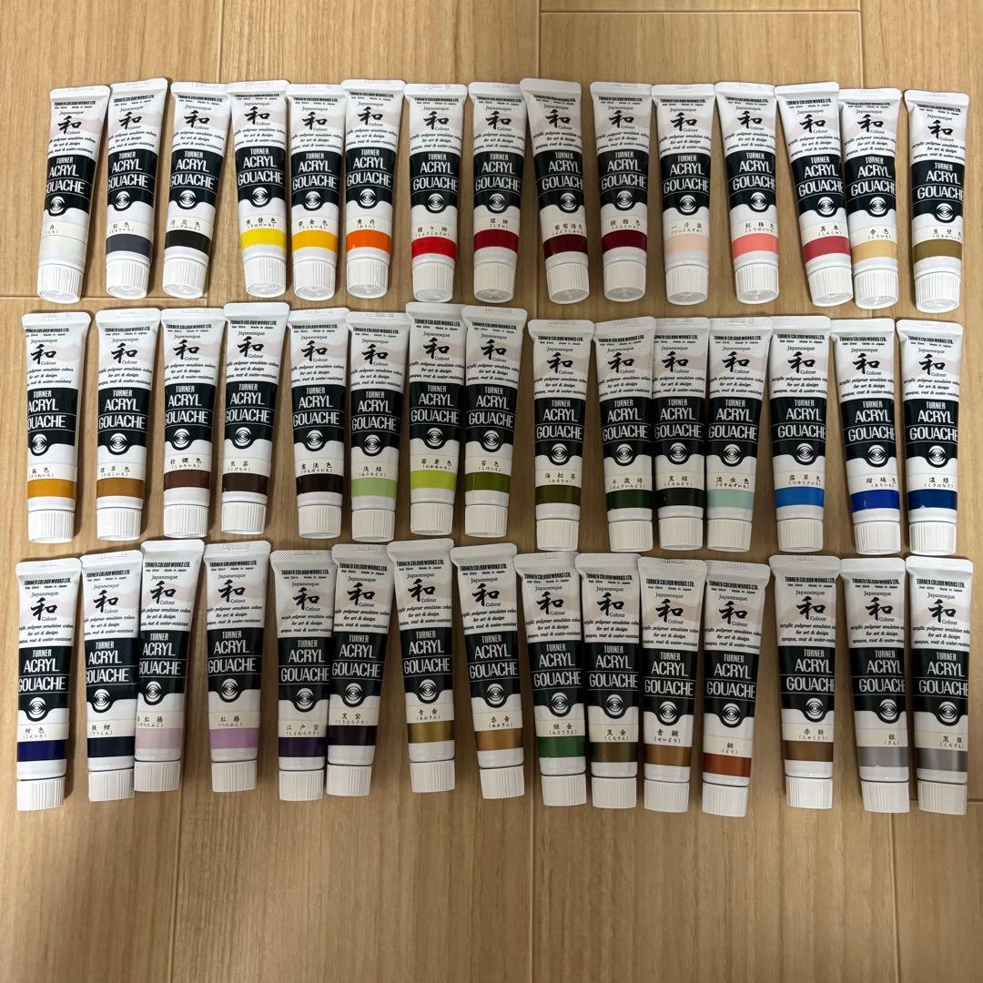 アクリルガッシュ ジャパネスクカラー45色セット
