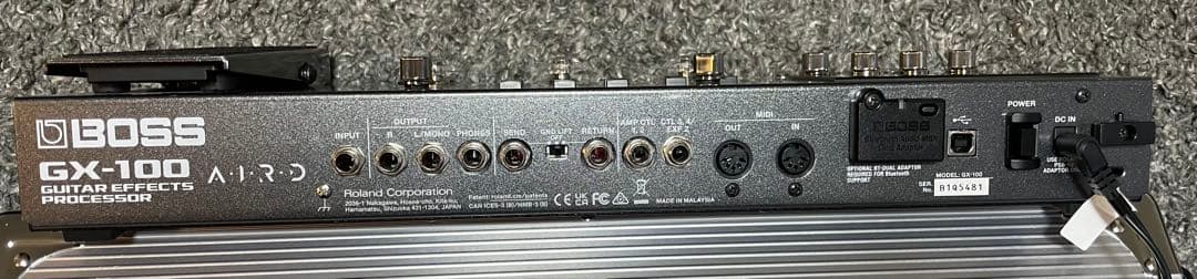boss GX100 BT DUAL ハードケース付き