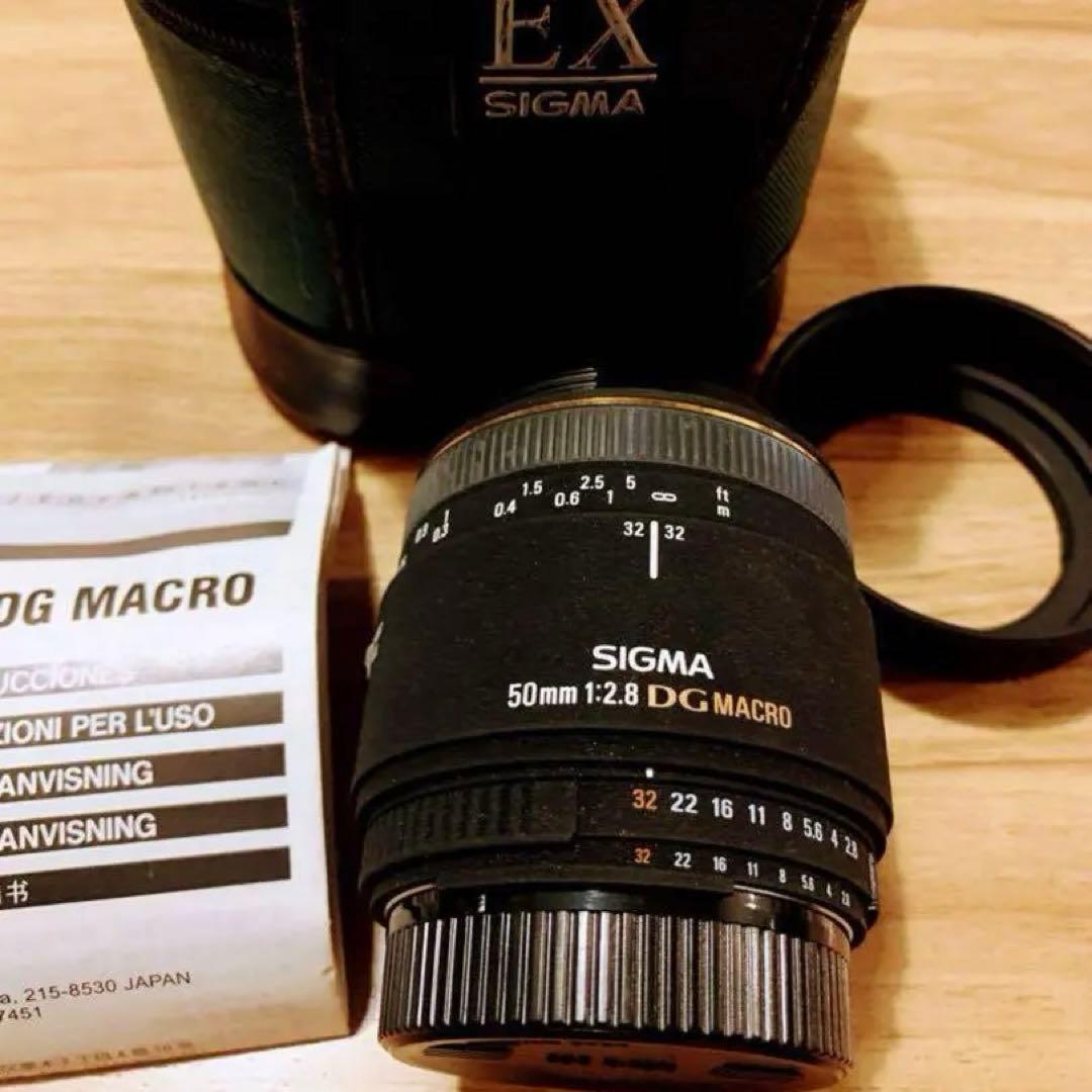 SIGMA　DG MACRO 50MM 2.8 標準・中望遠単焦点レンズ