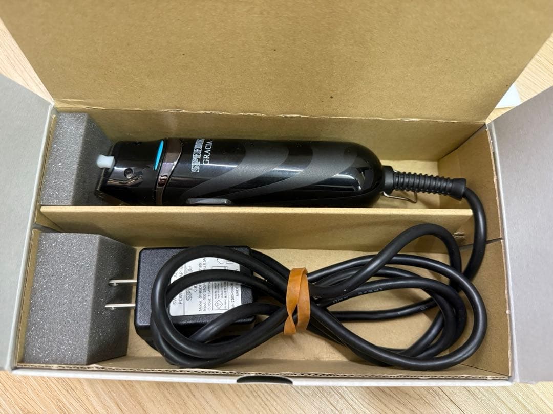 スピーディク 電気バリカン グラシア GRACIA ブラック　替刃5mm