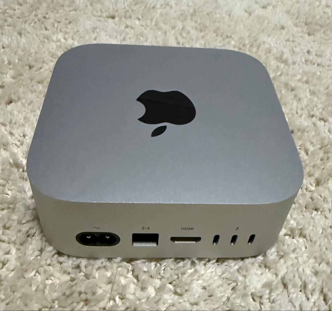 Mac mini シルバー 512ギガ メモリ16ギガ M4チップ 外箱有