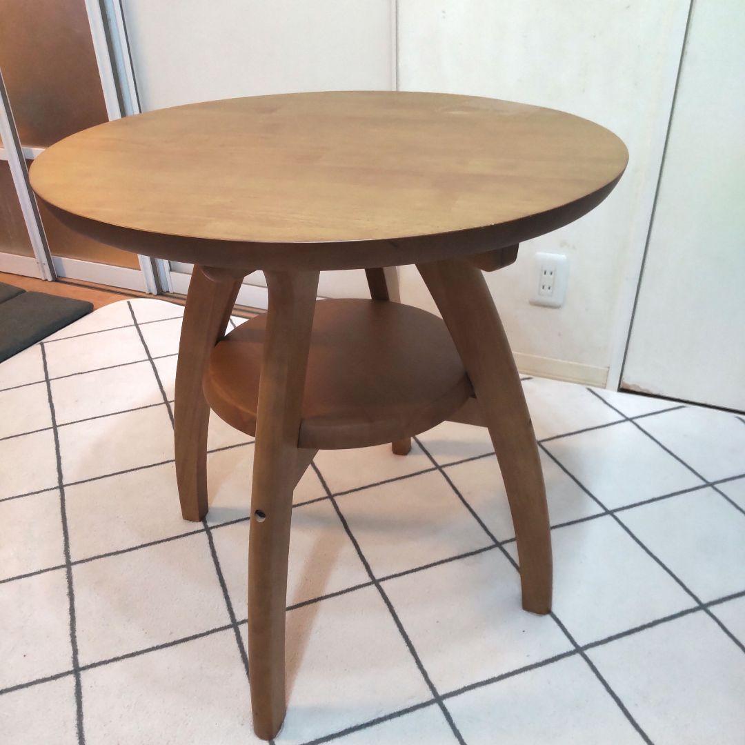 筑波産商業 家具 ラウンドテーブル　センターテーブル 丸テーブル 円テーブル
