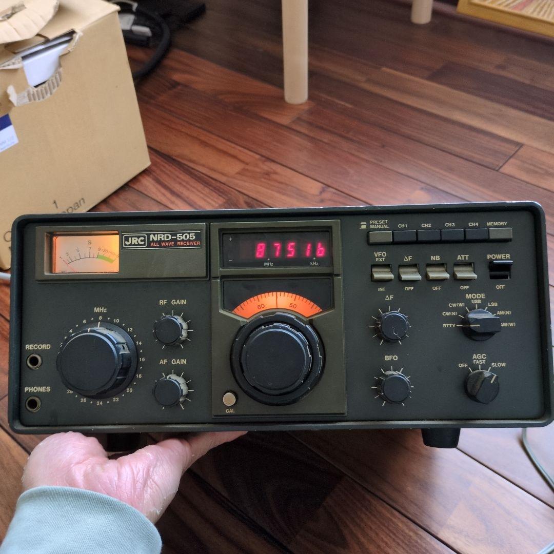 アマチュア無線 JRC NRD-505 受信機