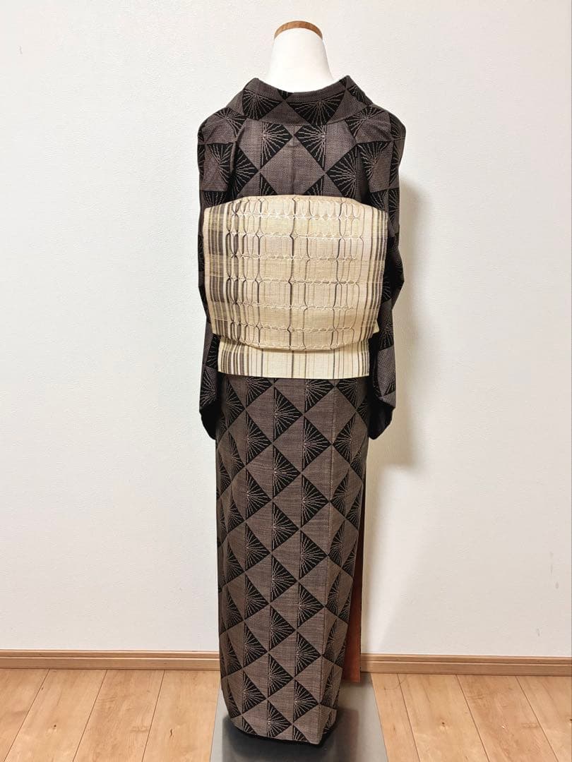 ￼名古屋帯　捩り織　八寸　正絹