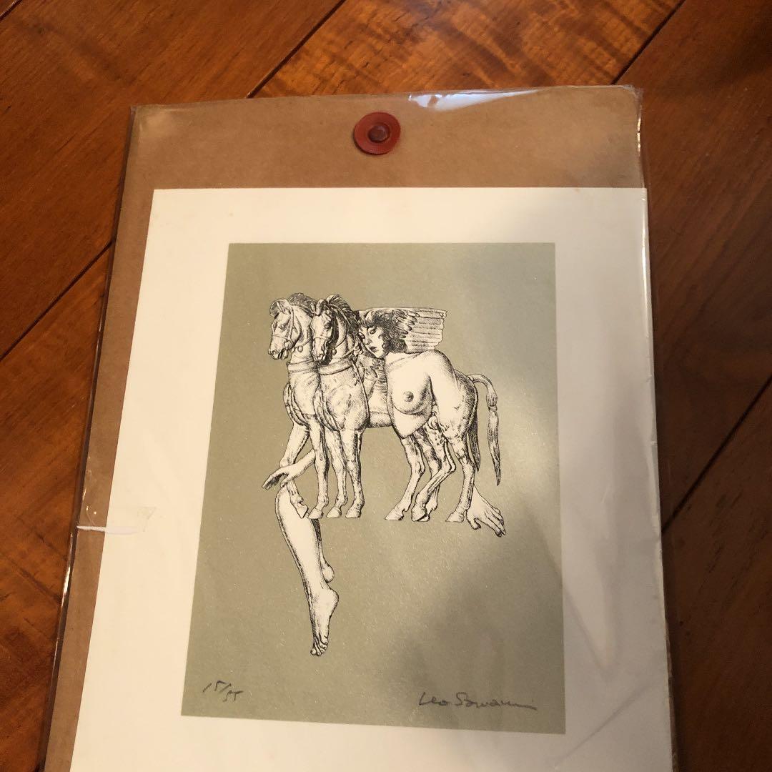 レオ澤鬼　直筆サイン入り　グラフ　ペガサスとヌード