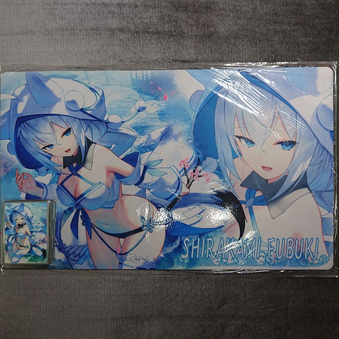 α1 ホロライブ ウエディング&肌 白上フブキ スリーブ&プレイマット