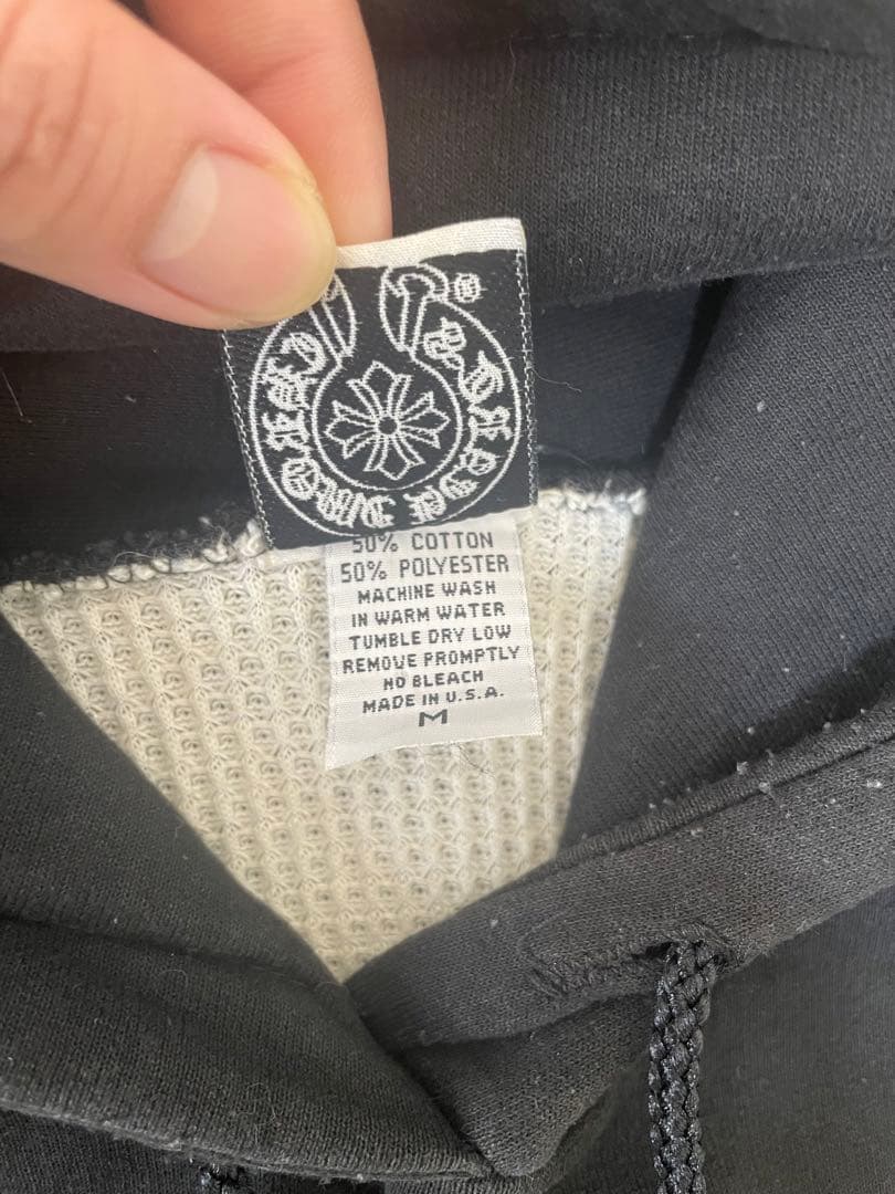 CHROME HEARTS　クロムハーツ　裏地サーマル　パーカー