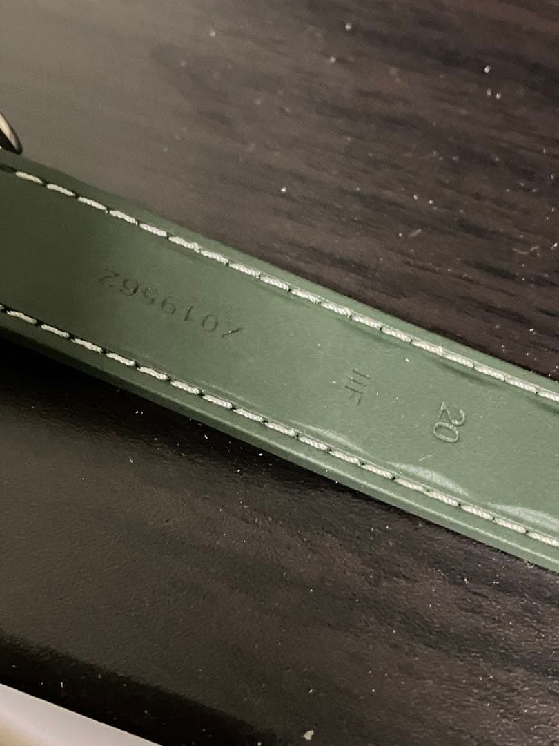 メ*5様 オメガ　アクアテラ　グリーン ラバーベルト 20mm