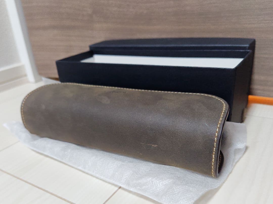 【完売】特別注文品　ル・ボナー デブ・ペンケース　クードゥー革