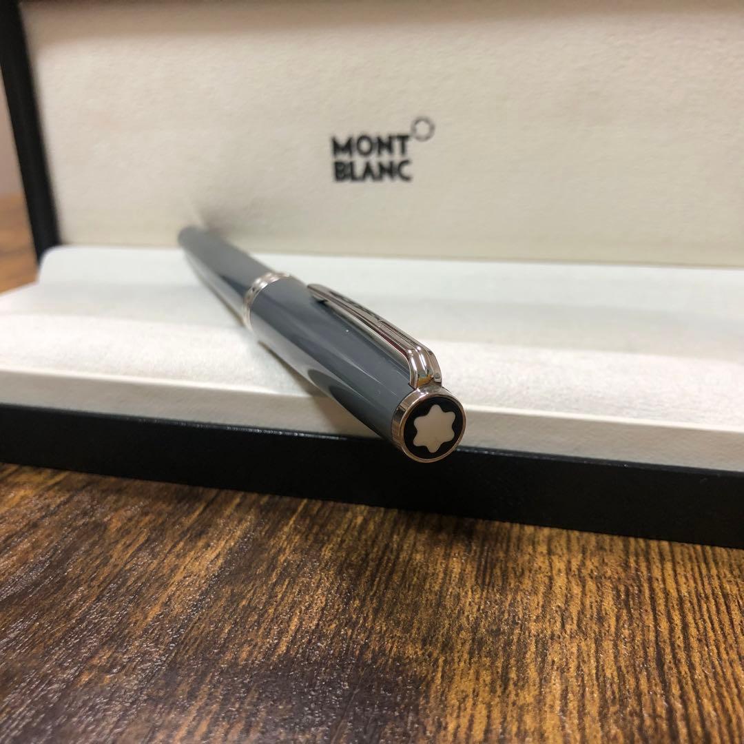 貴重色！☆即筆記可☆モンブラン PIX　ローラーボール　キャップ式　グレー