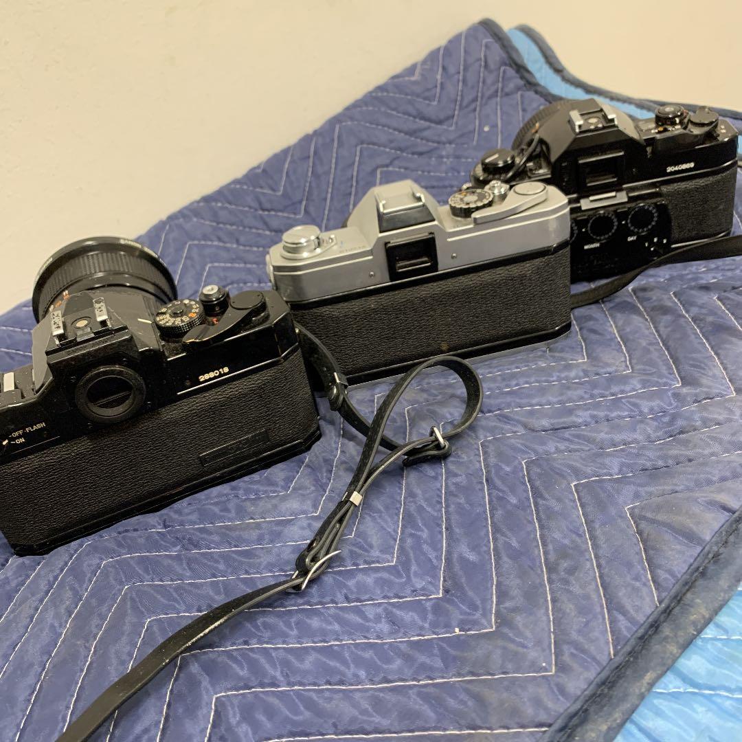 Canon （F-1)(FT)(A-1)の3台