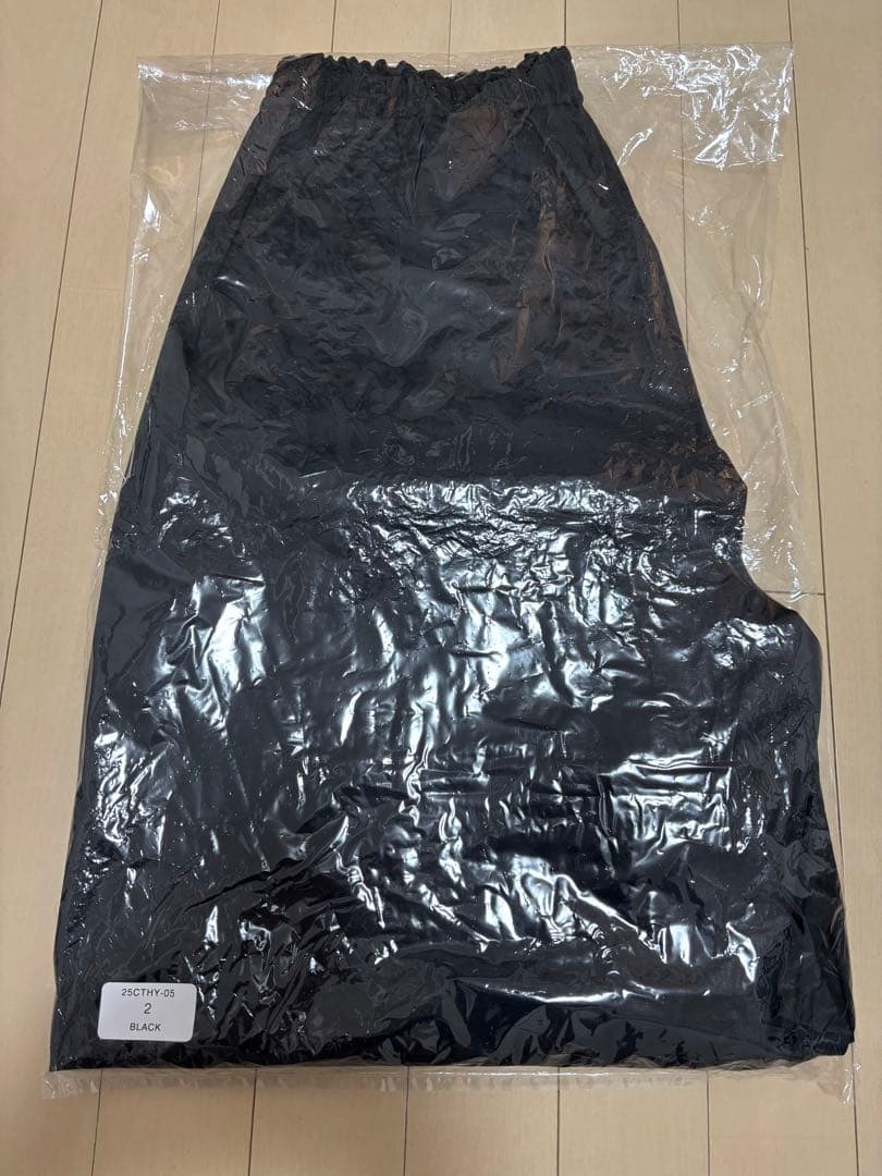 【新品未使用】CTHY ワイドサルエルアンクルパンツ ブラック　サイズ2