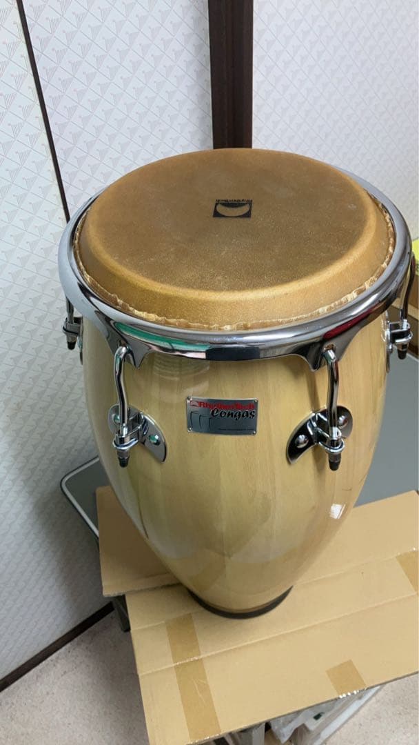 Rhythm Tech コンガ 木製 ナチュラル仕上げ