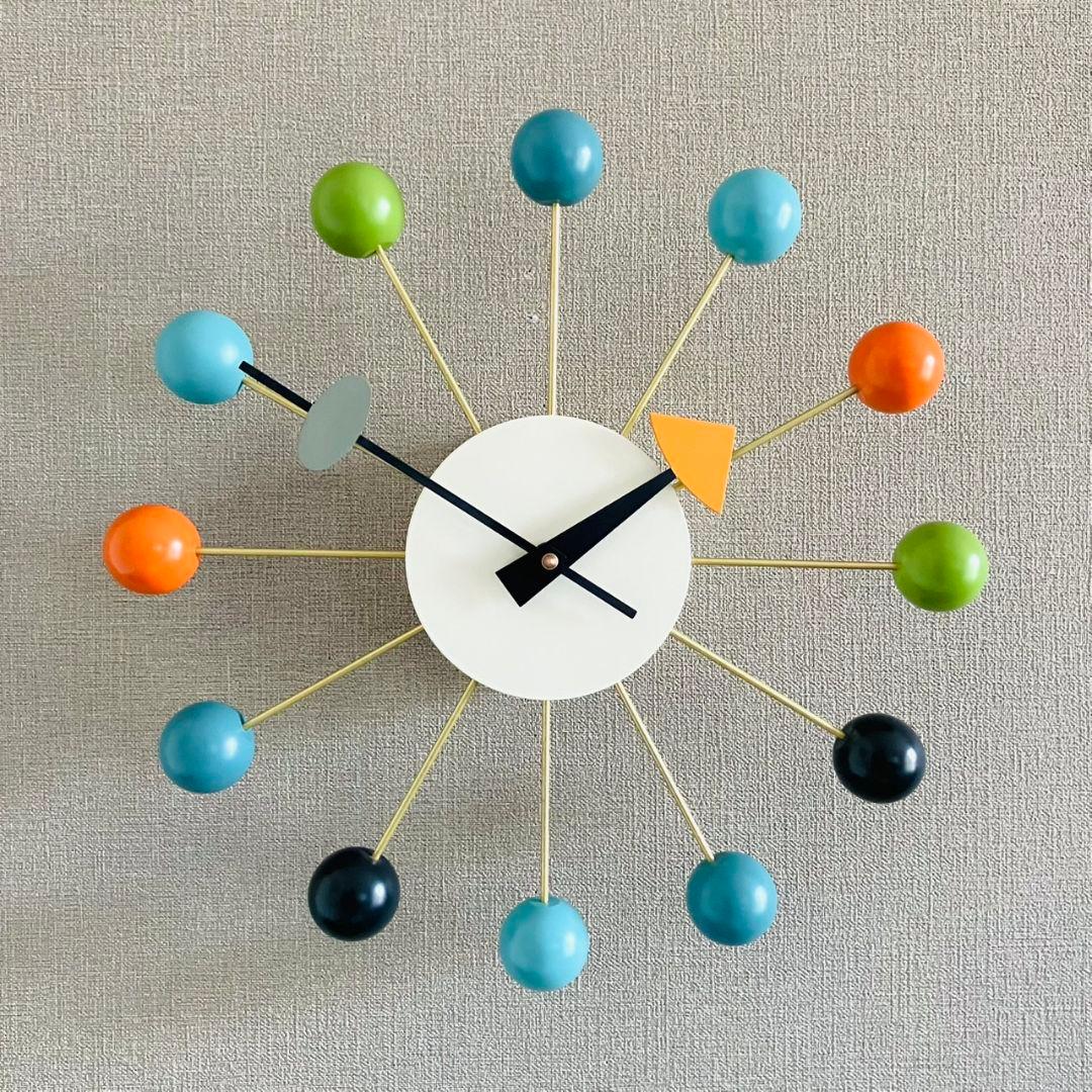 正規品 ボールクロック マルチカラー vitra ジョージ・ネルソン