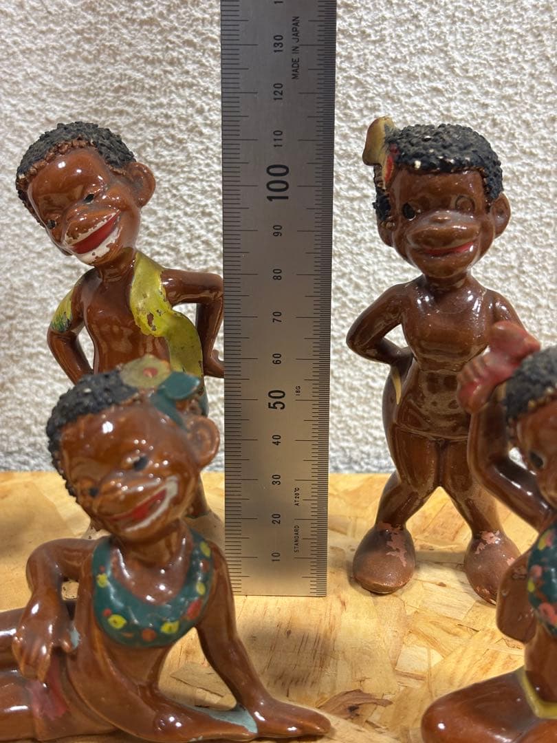 ビンテー ジ アンティーク人形 6体セット陶器