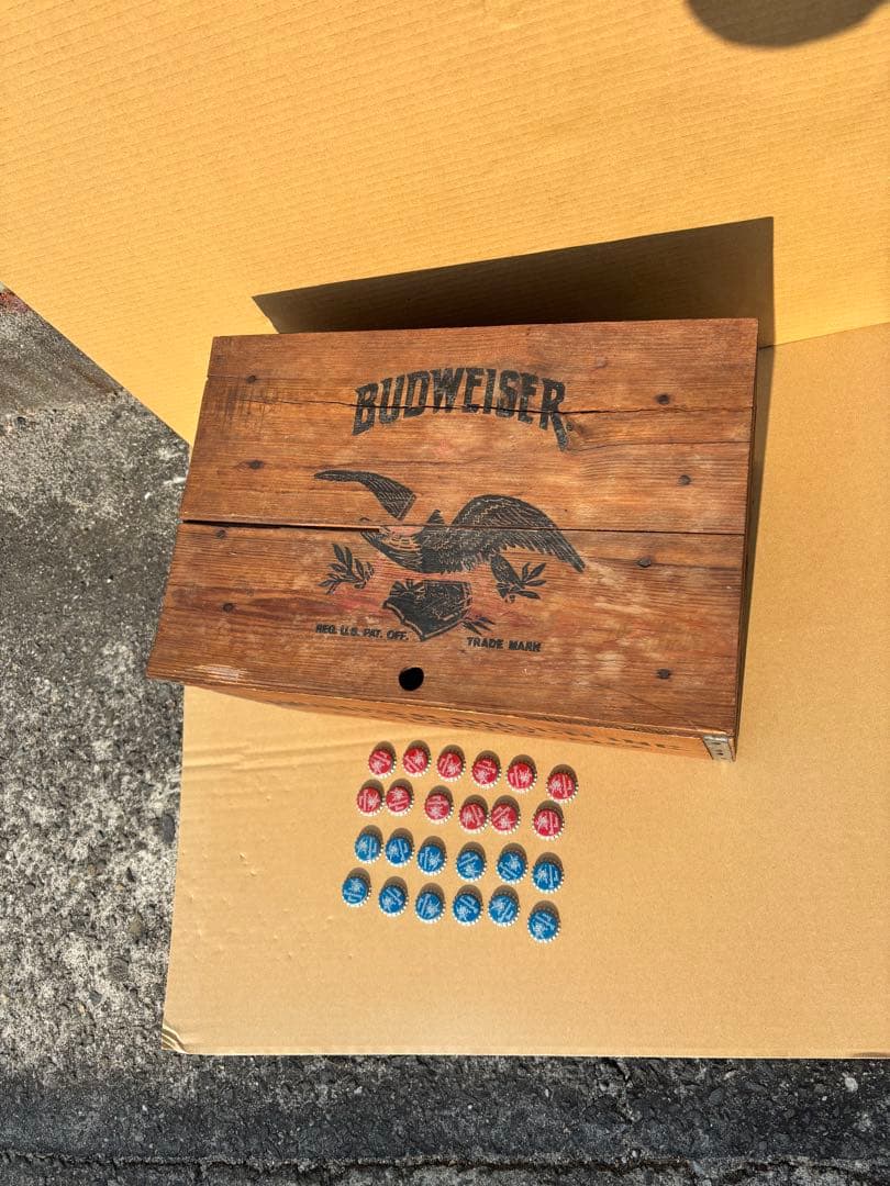 ★Budweiser ヴィンテージ木箱 Anheuser-Busch★ 希少