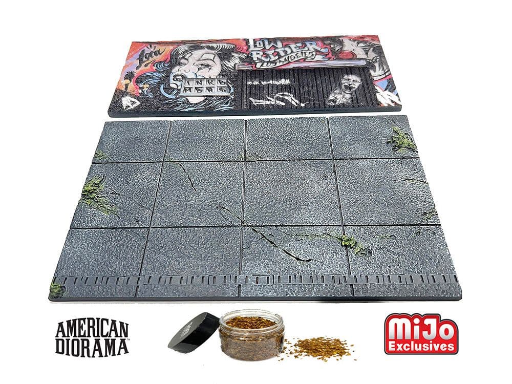 アメリカンジオラマ 1:64スケール LAストリートアート・ジオラマローライダー