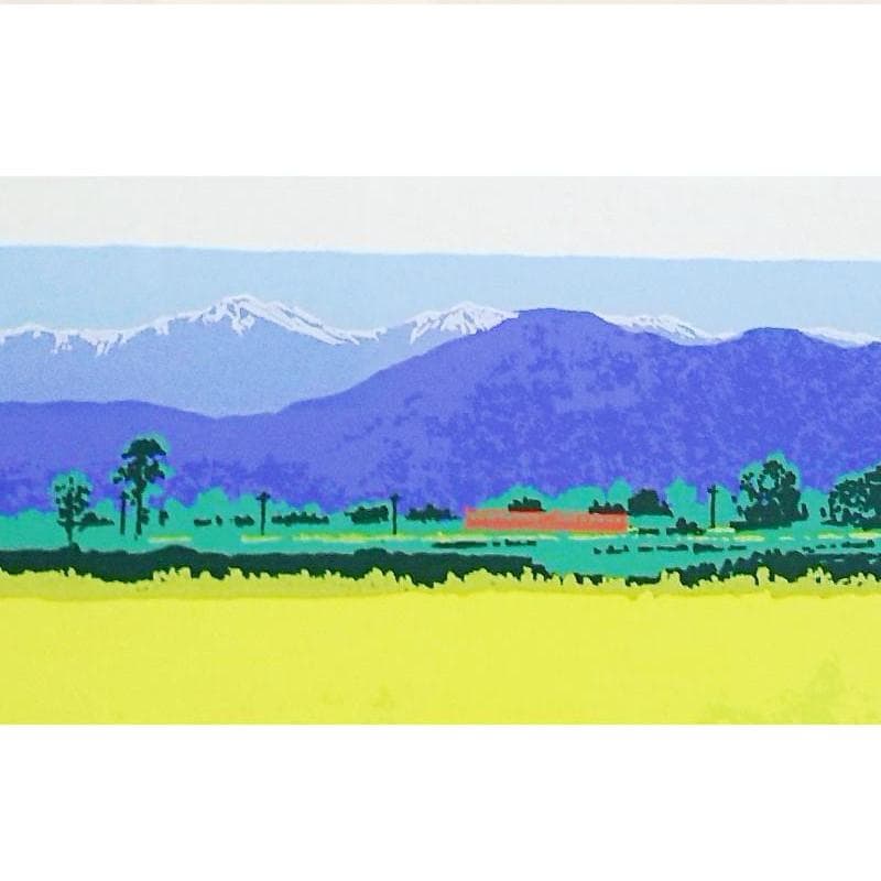 ☆ 吉岡 浩太郎 ☆「野辺の春」シルクスクリーン　140/800