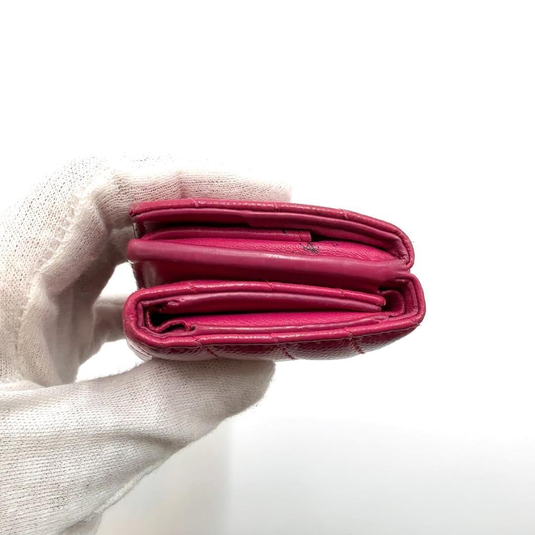 ◇サンローラン◇レザー/カサンドラ/コンパクトウォレット/三つ折り財布