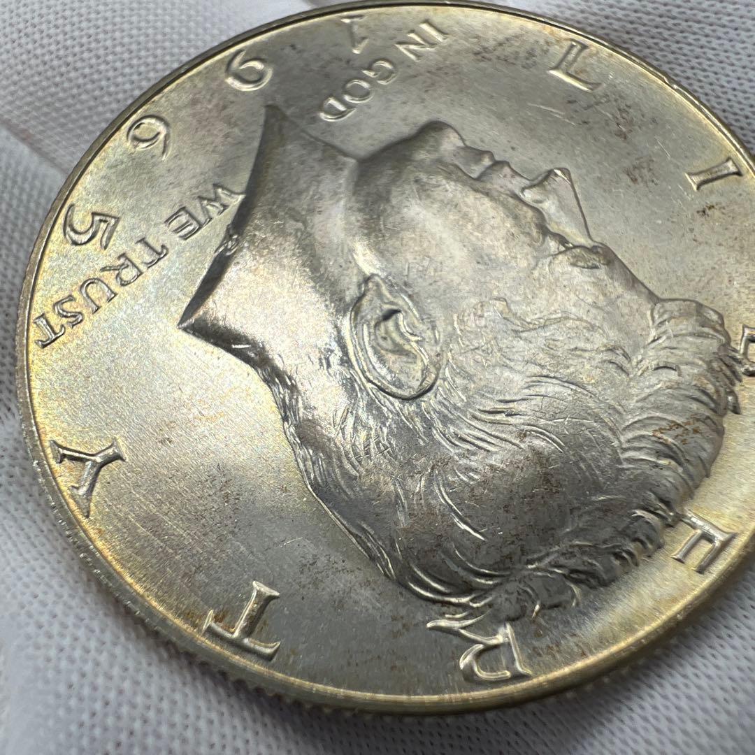 1965年 アメリカ ハーフダラー 銀貨