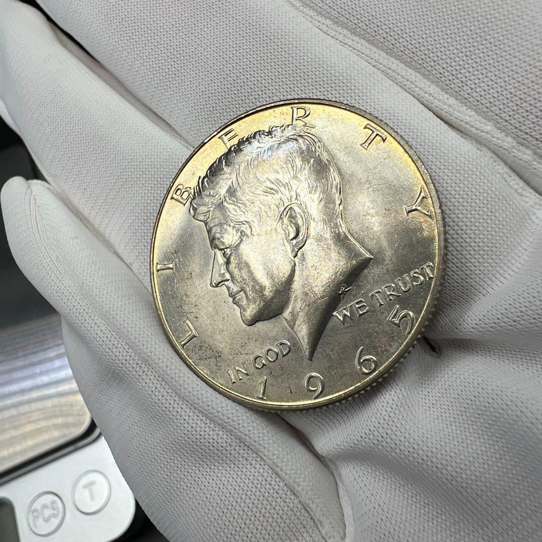 1965年 アメリカ ハーフダラー 銀貨