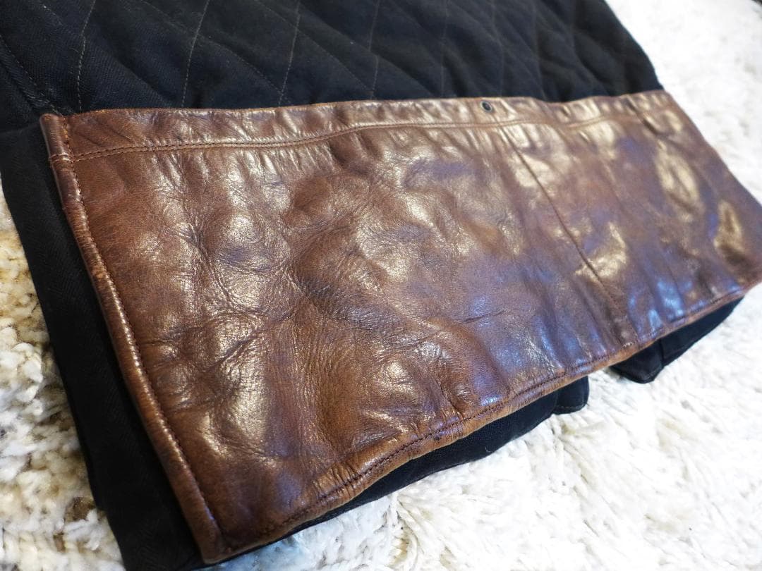 GERUGAベスト３本革キルティング2wayフリーホイーラーズoldjoeゲルガ