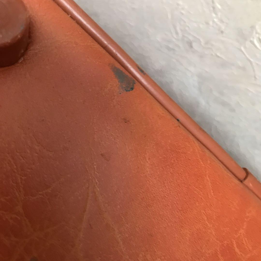 アンティーク、レトロ、旅行鞄、キャメル　中型　トランク