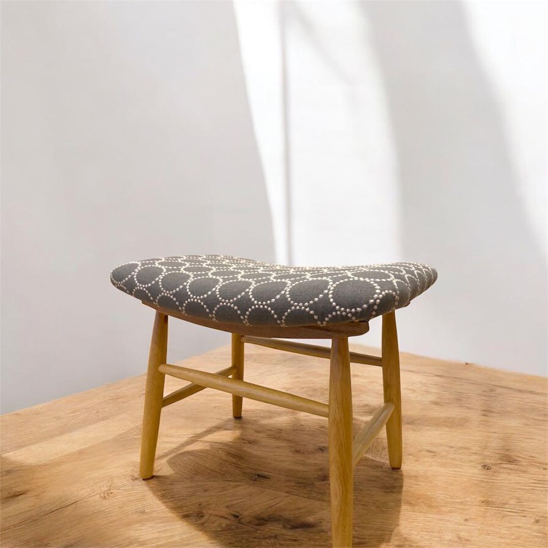 ミナペルホネン 生地 スツール チェア 北欧スタイル 新品未使用 インテリア雑貨